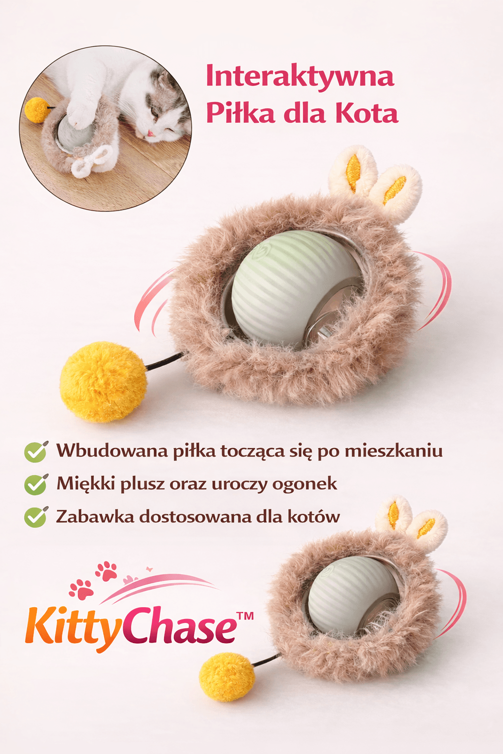 KittyChase™ – Interaktywna Zabawka dla Kota